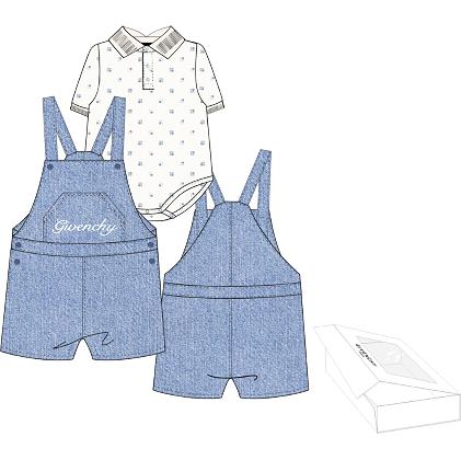 Комбинезон на лямках и боди