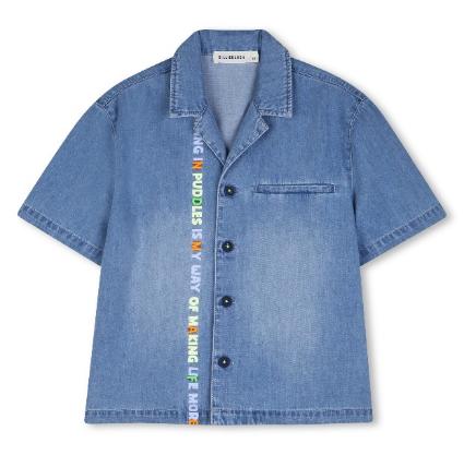 Рубашка джинсовая