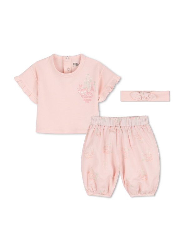 Футболка, брюки, повязка на голову в упаковке