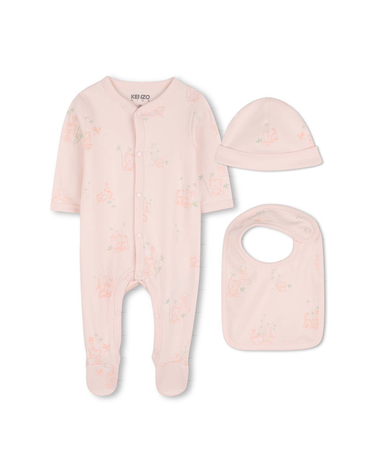 Комбинезон, шапка, слюнявчик в упаковке