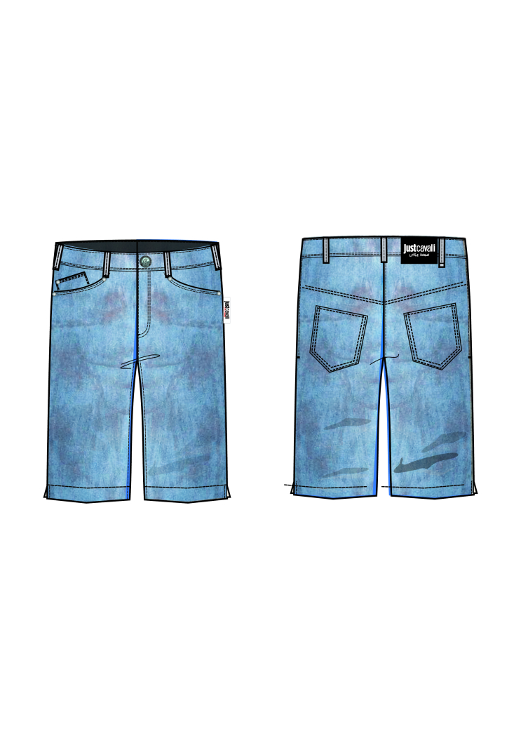 Шорты джинсовые