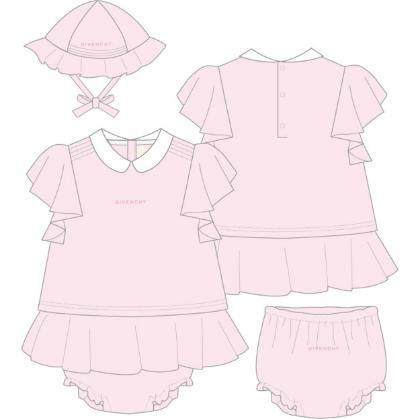 Платье, шорты, панама в упаковке