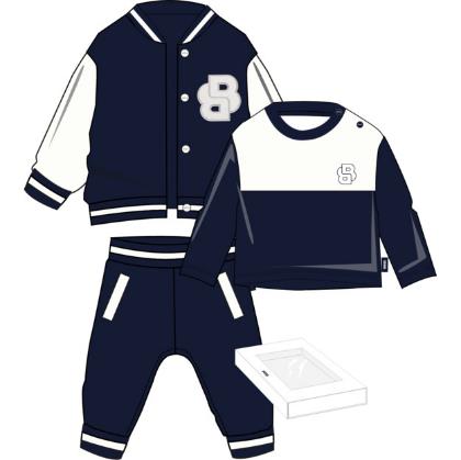 Костюм (толстовка, футболка, брюки) в упаковке