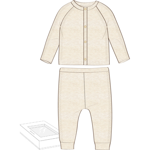 Костюм (кардиган, брюки) в упаковк