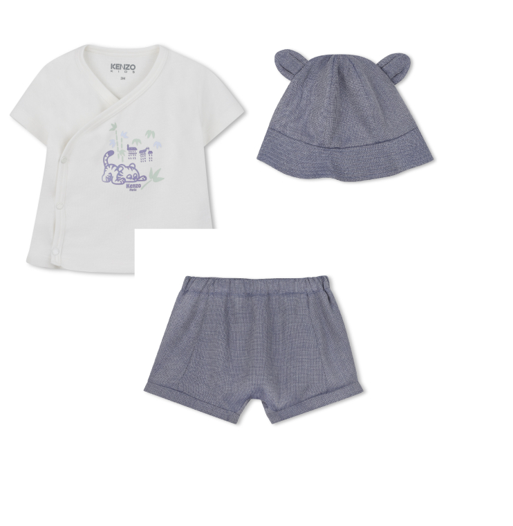 Футболка, шорты, панама в упаковке