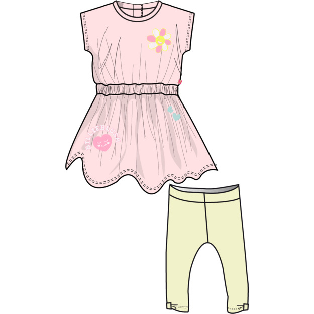 Платье с легинсами