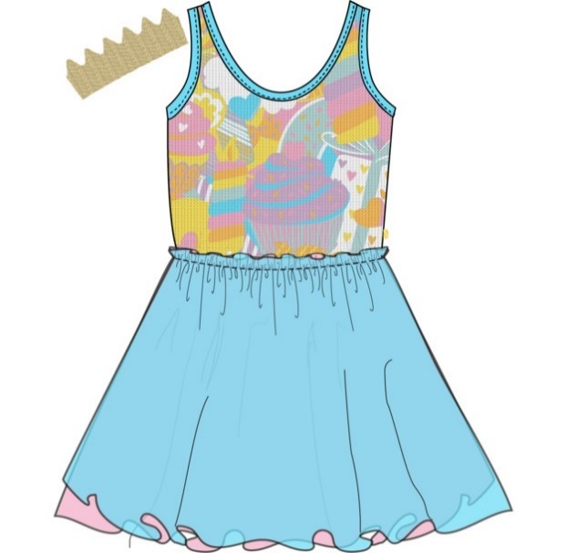 Платье с ободком