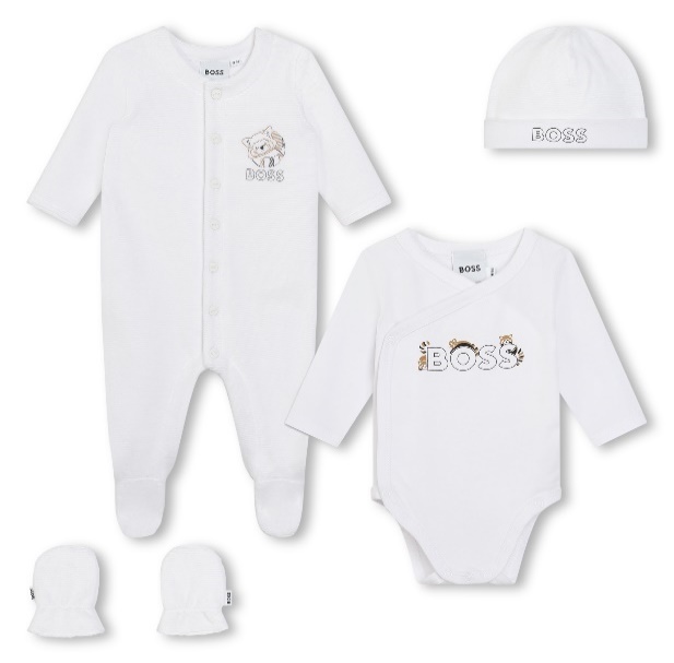 Пижама,боди, шапка и рукавички