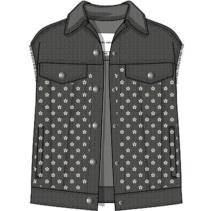 Куртка без рукавов (жилет)