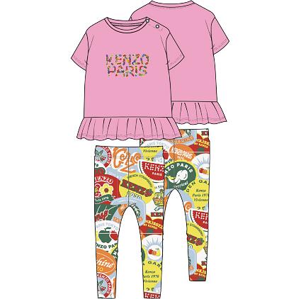 Футболка и легинсы