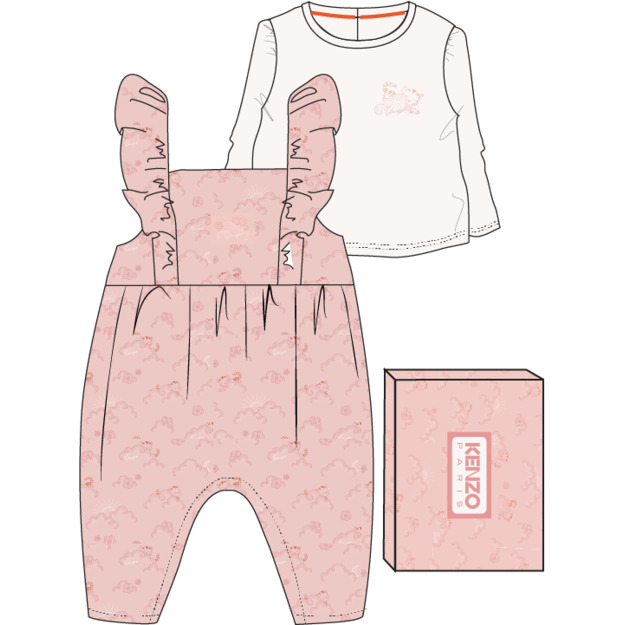 Комбинезон, футболка в упаковке