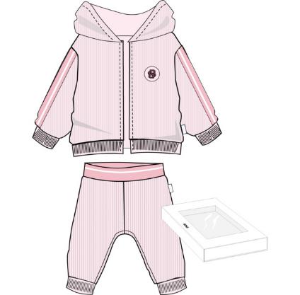 Костюм (толстовка, брюки) в упаковке