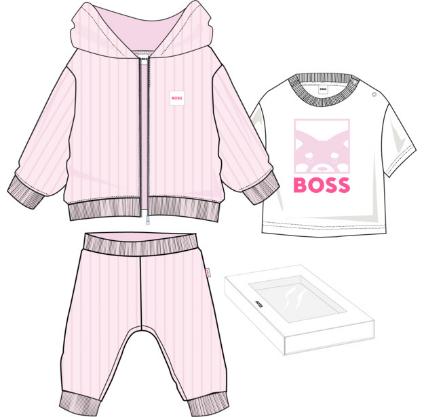 Толстовка, футболка, брюки в упаковке