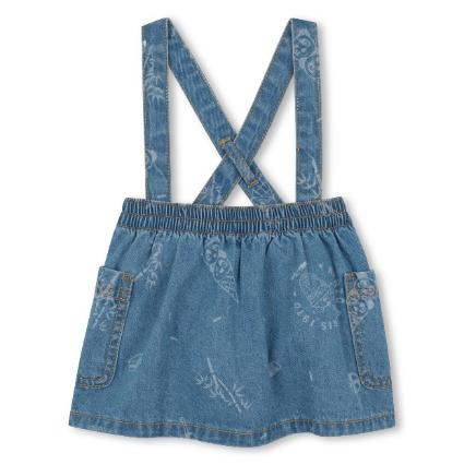 Юбка джинсовая на лямках