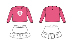 Футболка с юбкой