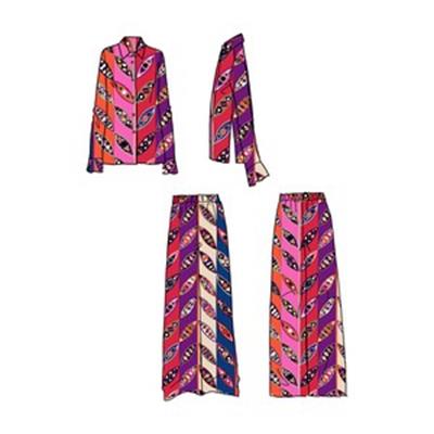 Блузка с брюками