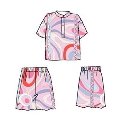 Блузка с юбкой