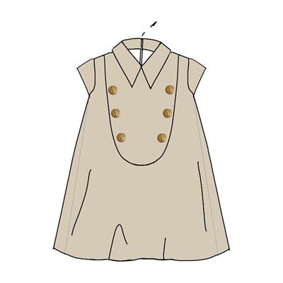 Платье с шортами