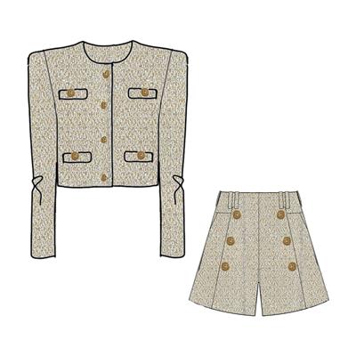 Жакет и шорты