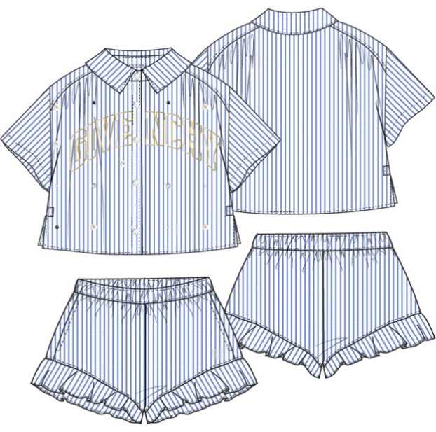 Блузка и шорты