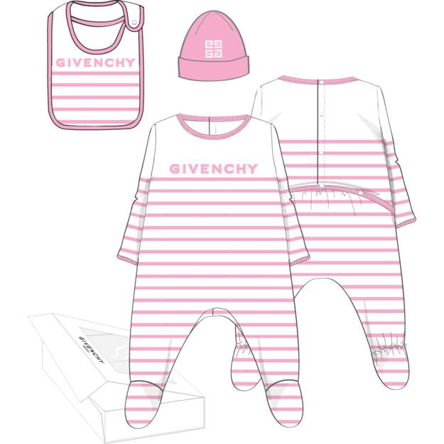 Комбинезон, слюнявчик и шапка