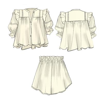 Блузка с шортами