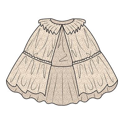 Пальто-пончо