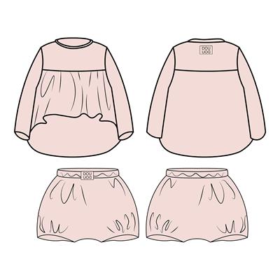 Блузка и шорты