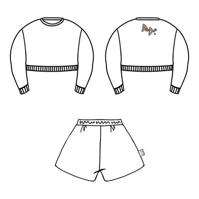 Толстовка и шорты