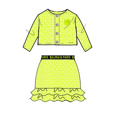 Жакет с юбкой