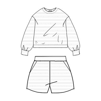 Толстовка с шортами
