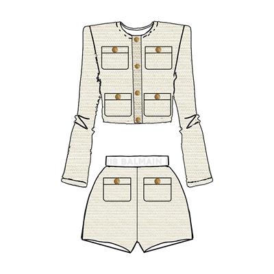 Пиджак с шортами