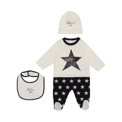 Комбинезон с шапкой и слюнявчиком