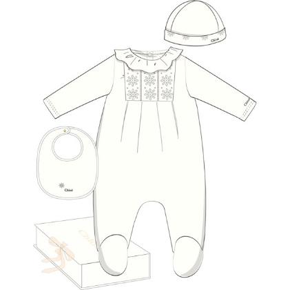 Комбинезон, шапка и слюнявчик