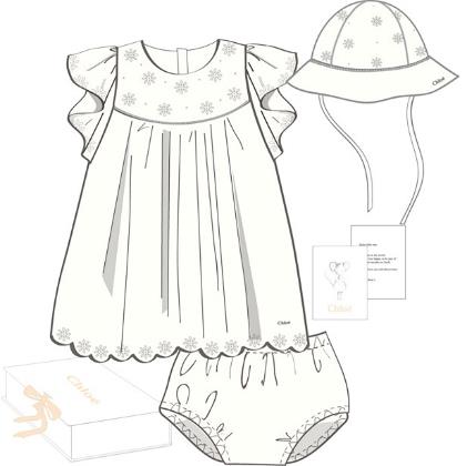 Платье с шортами и панама