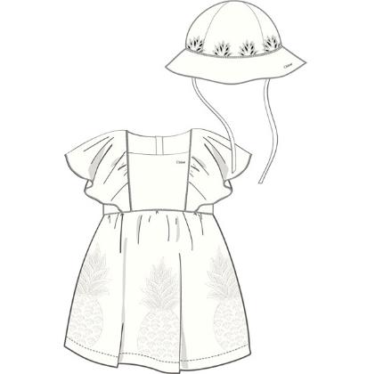 Платье с панамкой