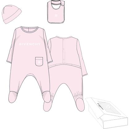 Комбинезон, шапка и слюнявчик