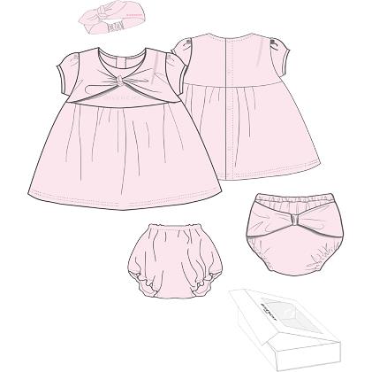 Платье с шортами и повязка на голову