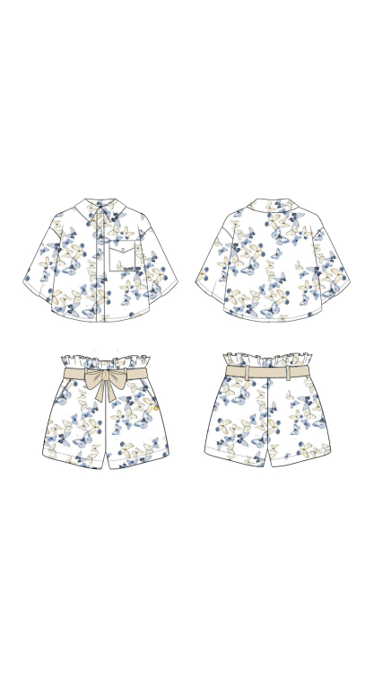 Блузка и шорты