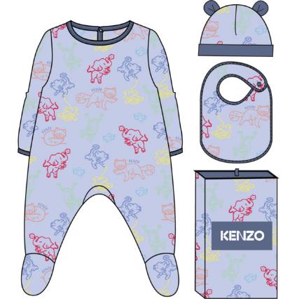 Комплект (комбинезон, шапка и слюнявчик)