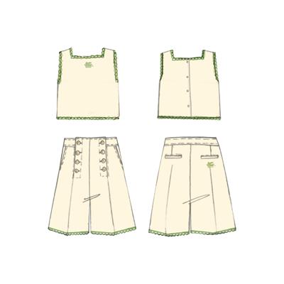 Блузка с шортами