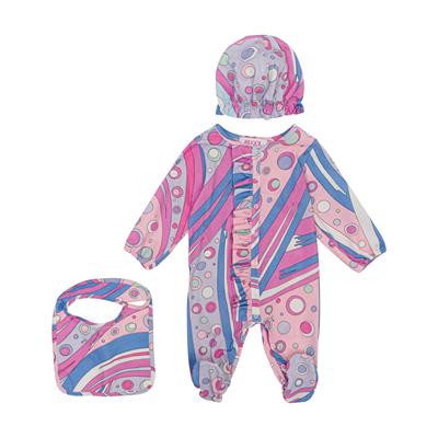 Комбинезон с шапкой и слюнявчиком