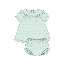 Платье с шортами