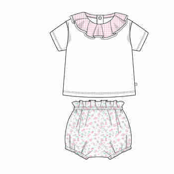 Блузка с шортами