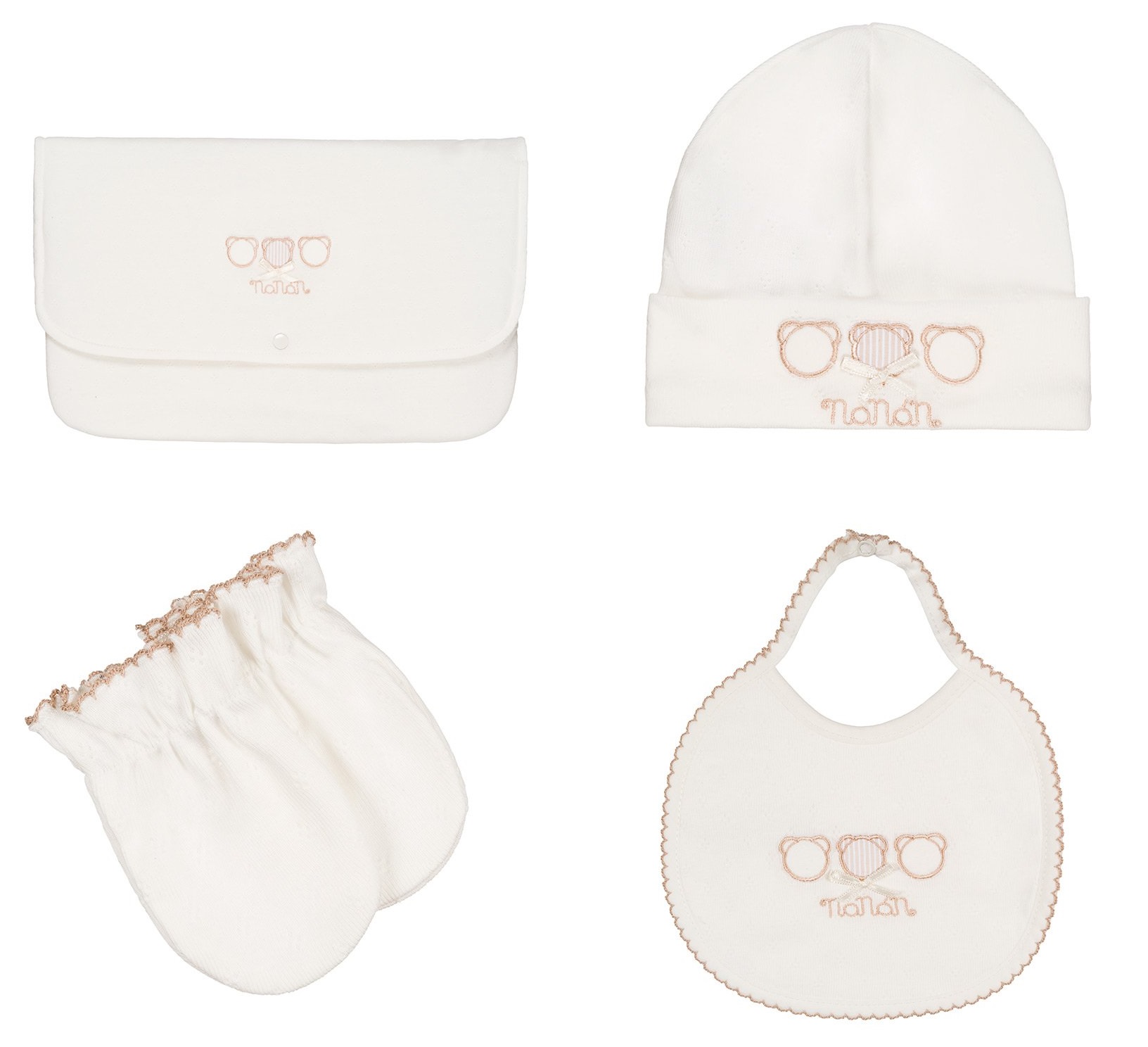 Сумка с рукавичками, шапкой, комбинезоном в коробке