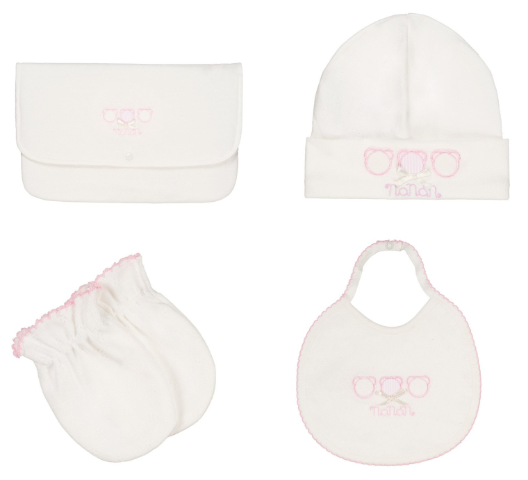 Сумка с рукавичками, шапкой, комбинезоном в коробке