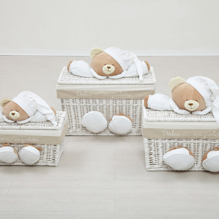 Набор из 3 игрушечных сундучков с мешком