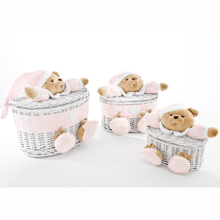 Набор из 3  корзин с игрушкой