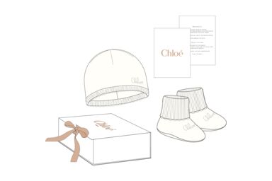 Шапка, носки в упаковке