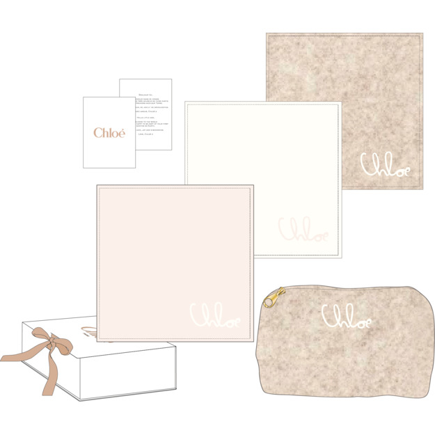 Полотенце 3 шт., косметичка в упаковке